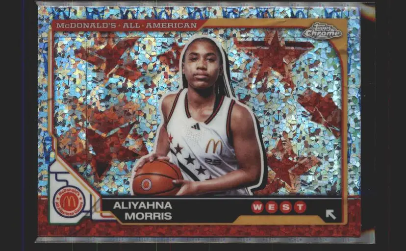 2025 Topps Chrome McDonald's #69 Aliyahna Morris McFlurry Refractor - (140)