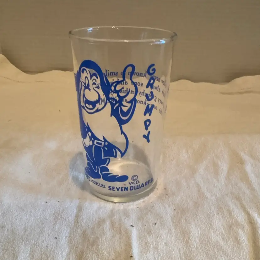 1930’s Disney Grumpy Tumbler