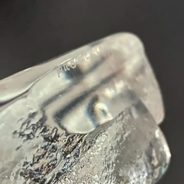 Mats Jonasson Crystal Panda Bear Sweden, Frosted / Clear Signed