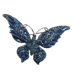 Pretty In Blue Butterfly Brooch