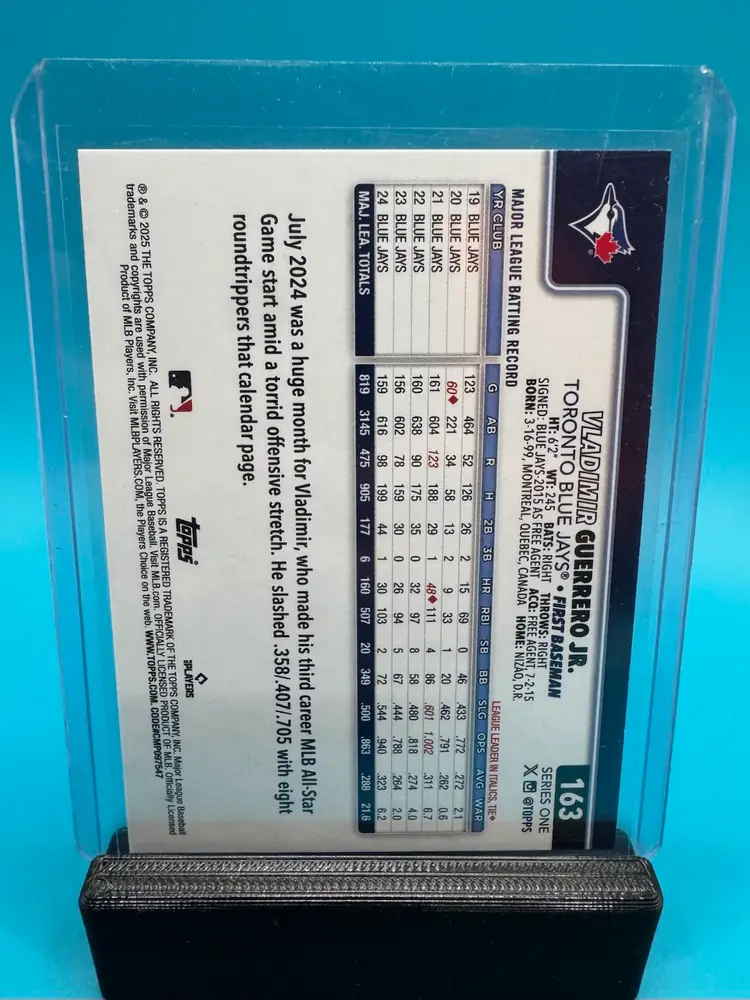 Vlad Guerrero Jr. Topps Montgomery Club Foil Toronto Blue Jays