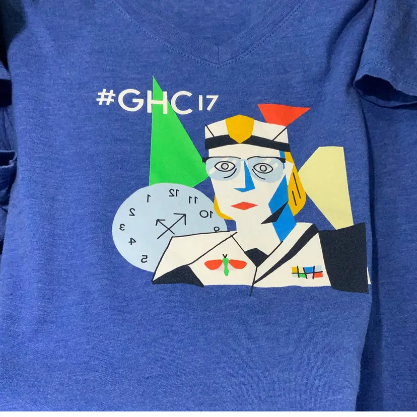 Google Grace Hopper Celebration T-shirt Ca 2017 X-Large