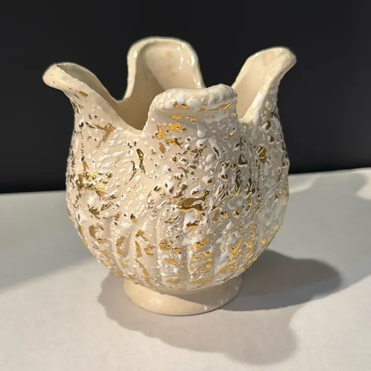 MCM Savoy 24K Splatterware Vase