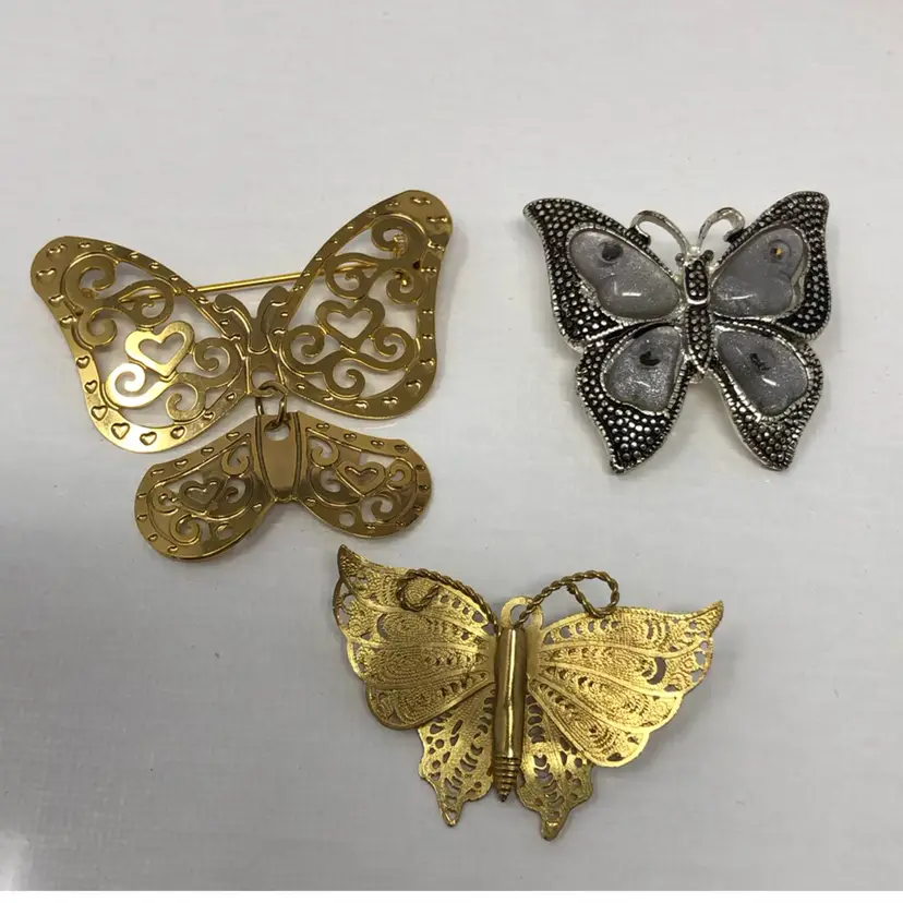 Bundle of Butterfly Brooches