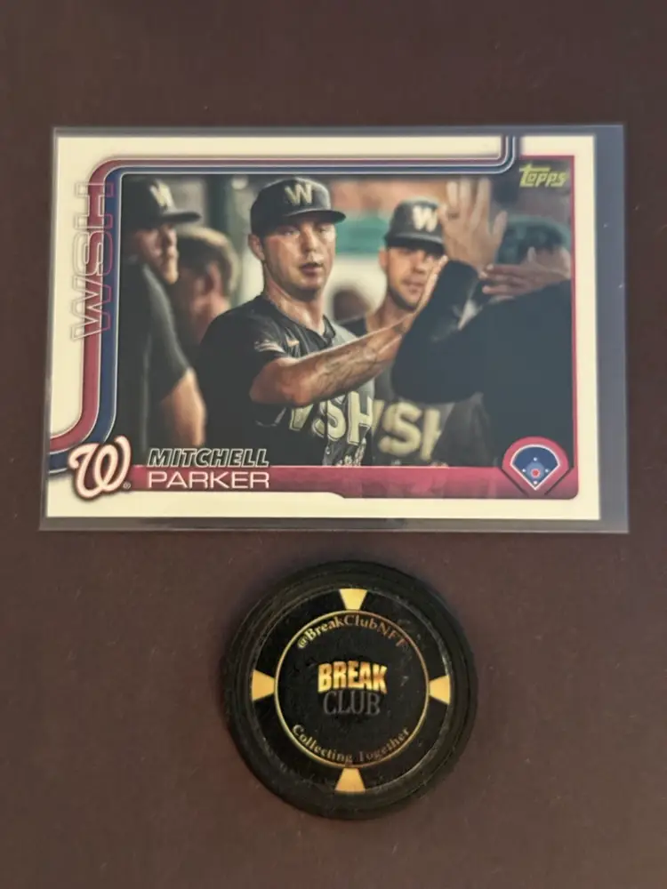 2025 Topps Series 2 Mitch Parker Golden Mirror Variation
Washington Nationals