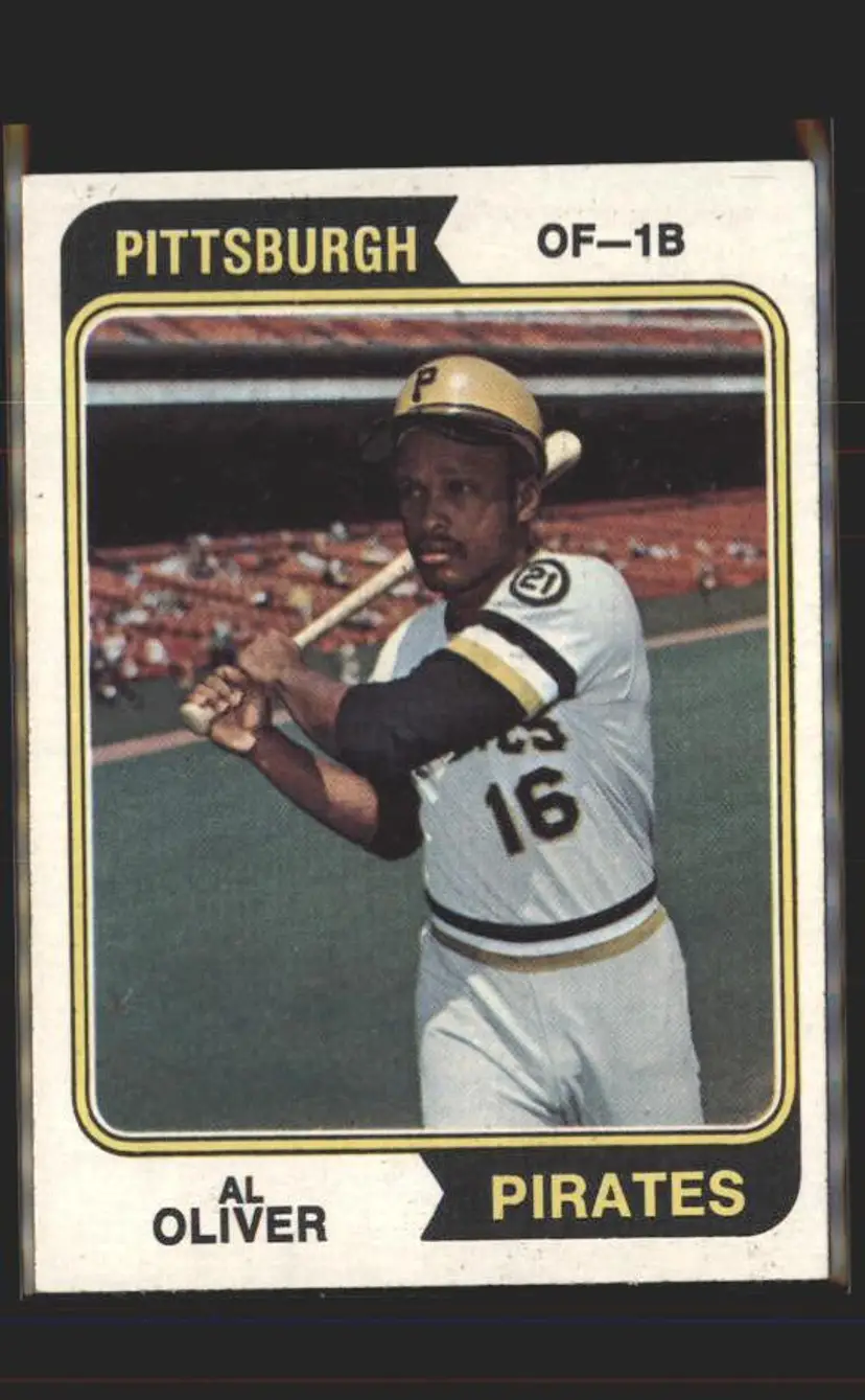 1974 Topps #52 Al Oliver - (pk5) - Pittsburgh Pirates