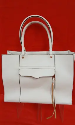 Rebecca Minkoff Medium MAB White Tote Handbag Purse