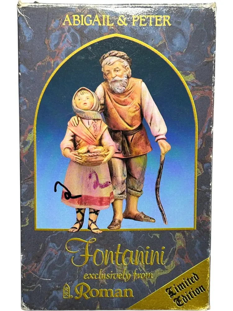 Fontanini Heirloom Nativity Collection Abigail & Peter 5" Limited Edition 1994