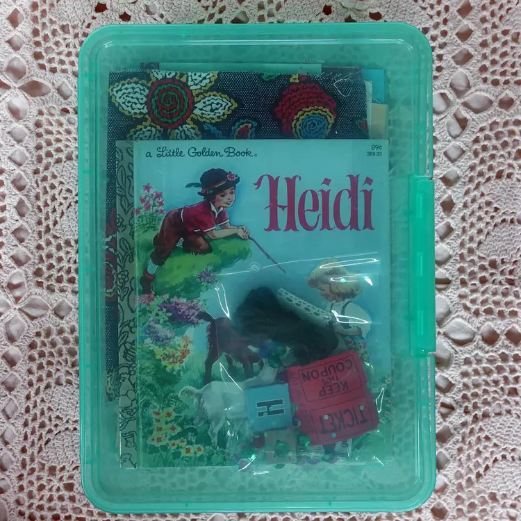 Little Golden Book Heidi Green Junk Journal Mini Kit