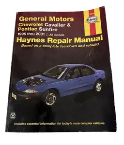Vtg Haynes Repair Manual Chevrolet Cavalier & Pontiac Sunfire 1995-2001 All Models 38016 GC