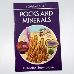 1985 Rocks And Minerals A Golden Guide Book