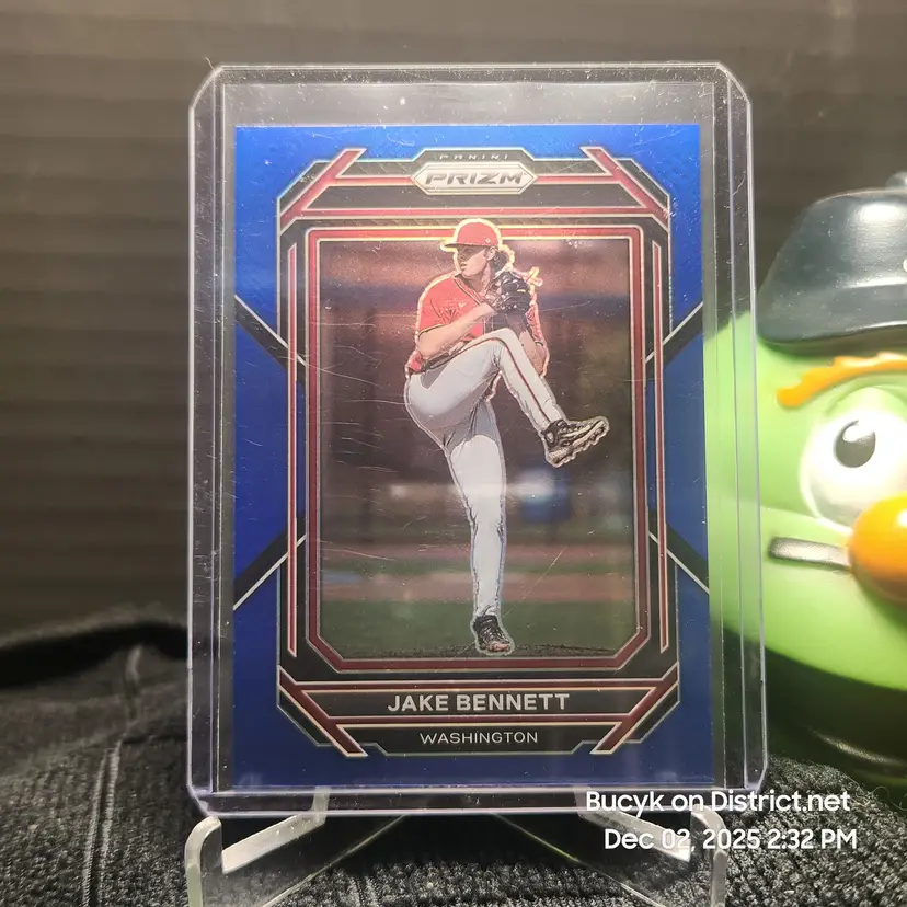 2023 Panini PRIZM Blue - Jake Bennett Washington Nationals 109/149