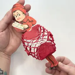 HTF Antique Honeycomb German Valentine Great Shape