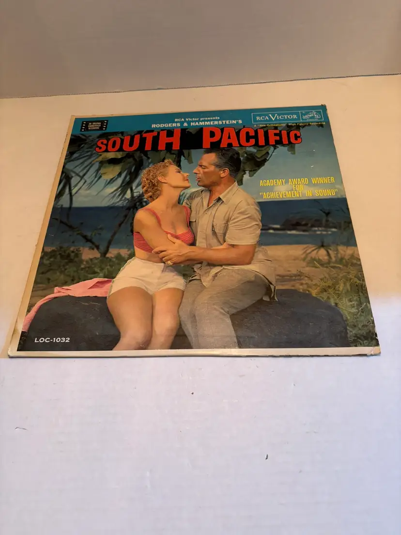 Vintage Vinyl Rodger's & Hammerstein's "South Pacific" Soundtrack by RCA Victor