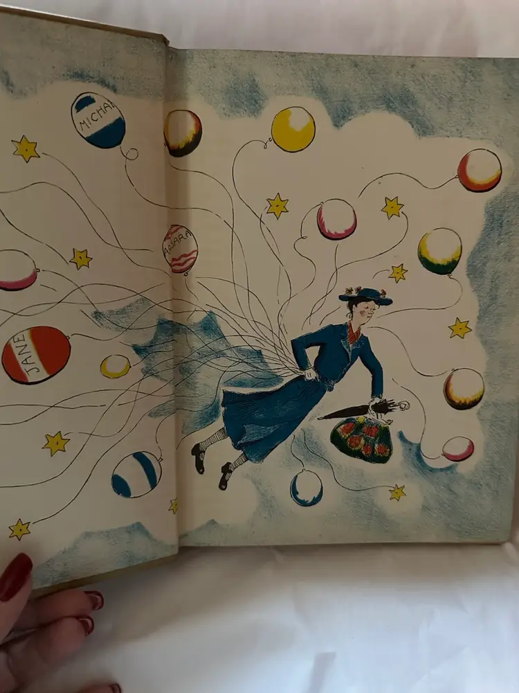 Mary Poppins And Mary Poppins Comes Back By P. L. Travers 1939 Illustrated