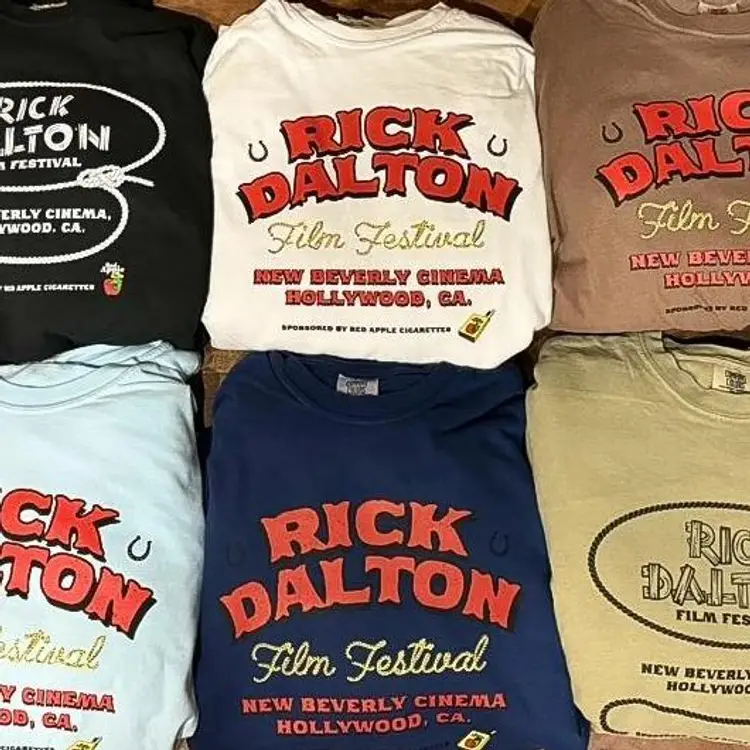 Rick Dalton Film Festival LONG SLEEVE T-Shirt - Various Colors & Styles
