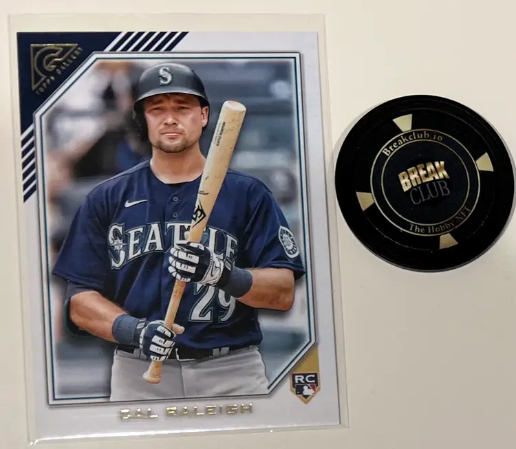 Cal Raleigh RC Topps Gallery Seattle Mariners