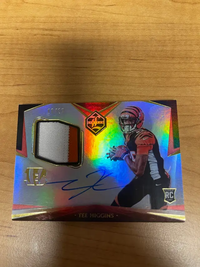 2020 Limited FOTL TEE HIGGINS RPA Two Color Patch On Card Auto 18/23