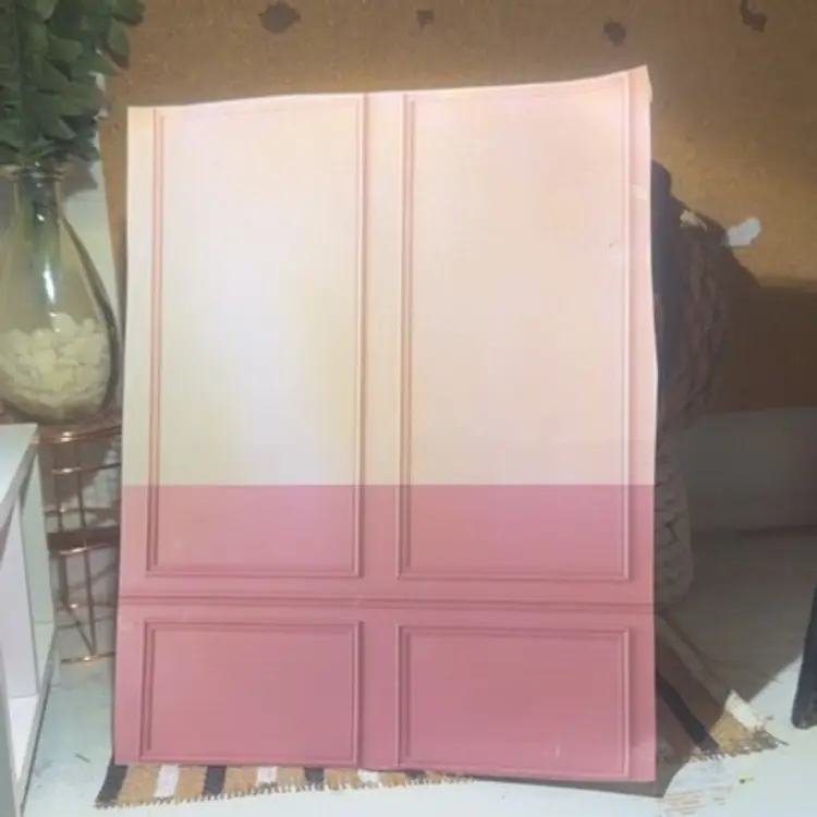 4 sheets self adhesive wallpaper dollhouse