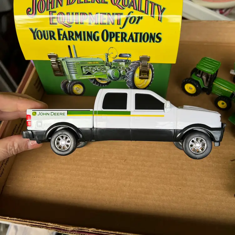 John Deere Tractors ERTL Toys Lunch Box Sign Combine Tractor Truck - Lot of 13