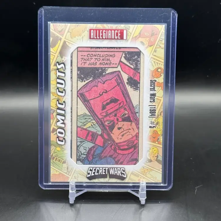 Single - 2024 Allegiance Comic Cuts - 1984 Secret Wars Galactus 17/60