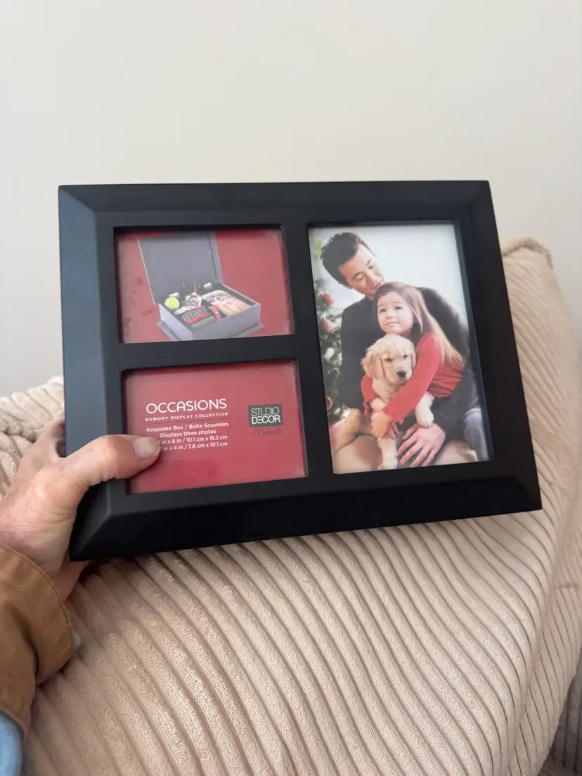 Black Photo Box - 10'x4" - Like New!