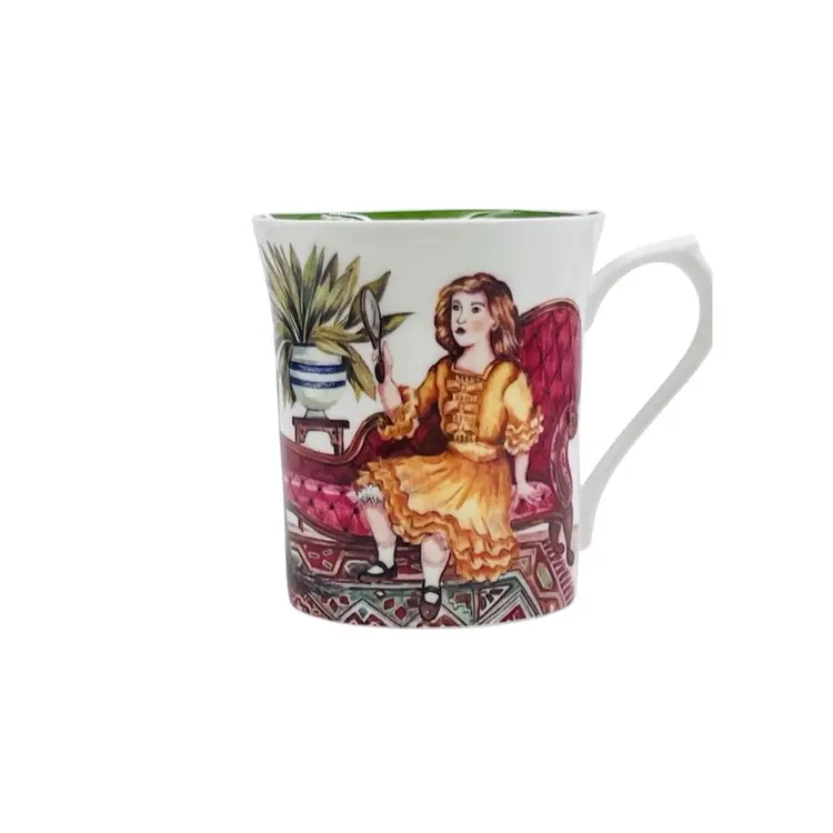 CHILDRENS TEA CUP 
MONDAYS CHILD 
By Churchill Queens Fine China