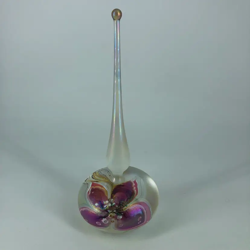 Hand-Blown Eric Brakken Seattle Glasshouse Studios Signed Perfume Bottle