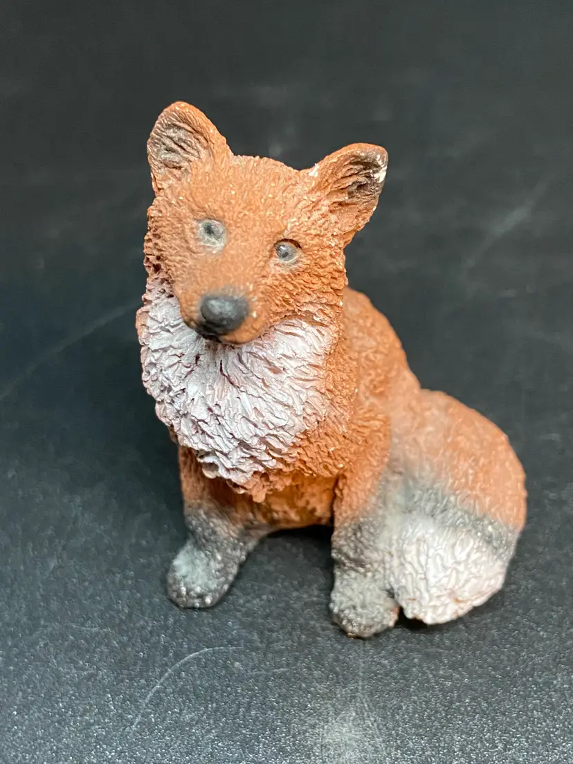 Miniature Little Red Fox (B), 2.25" Tall