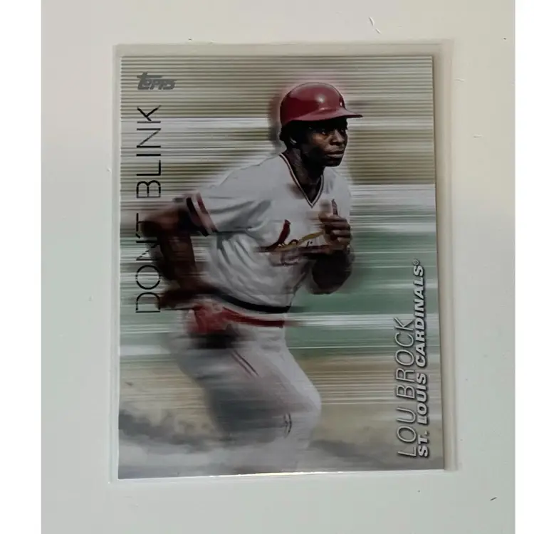 Lou Brock Don’t Blink St. Louis Cardinals