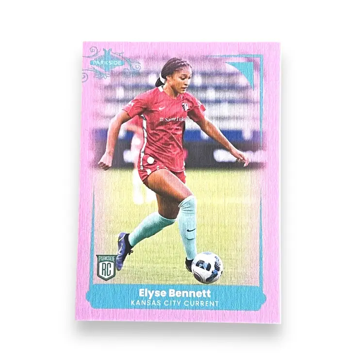2022 PARKSIDE NWSL PARAMOUNT Elyse Bennett RC Pink 23/225 Kansas City Current