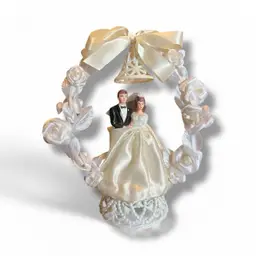 Vintage Wedding Cake Topper