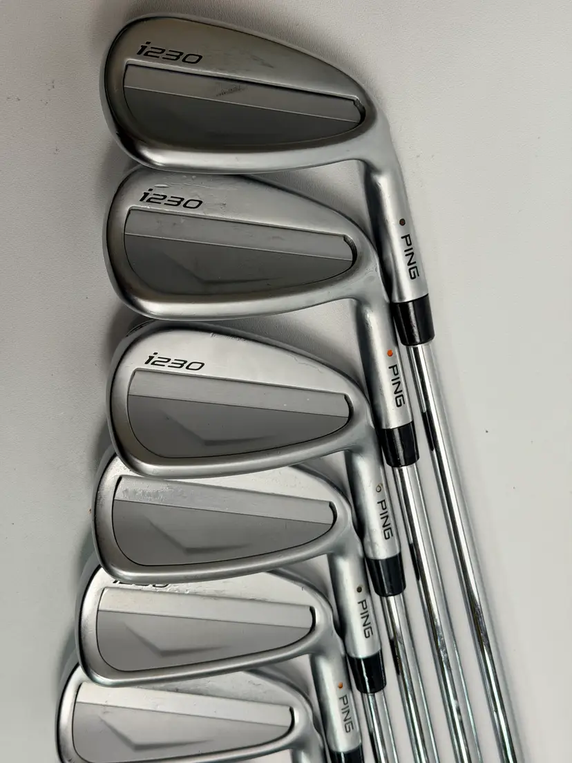 Ping i230 Orange Dot 5-UW Iron Set Project X Rifle 6.0 Stiff Flex