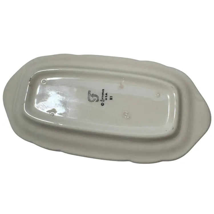 Vintage Franciscan Desert Rose Butter Dish Made In USA