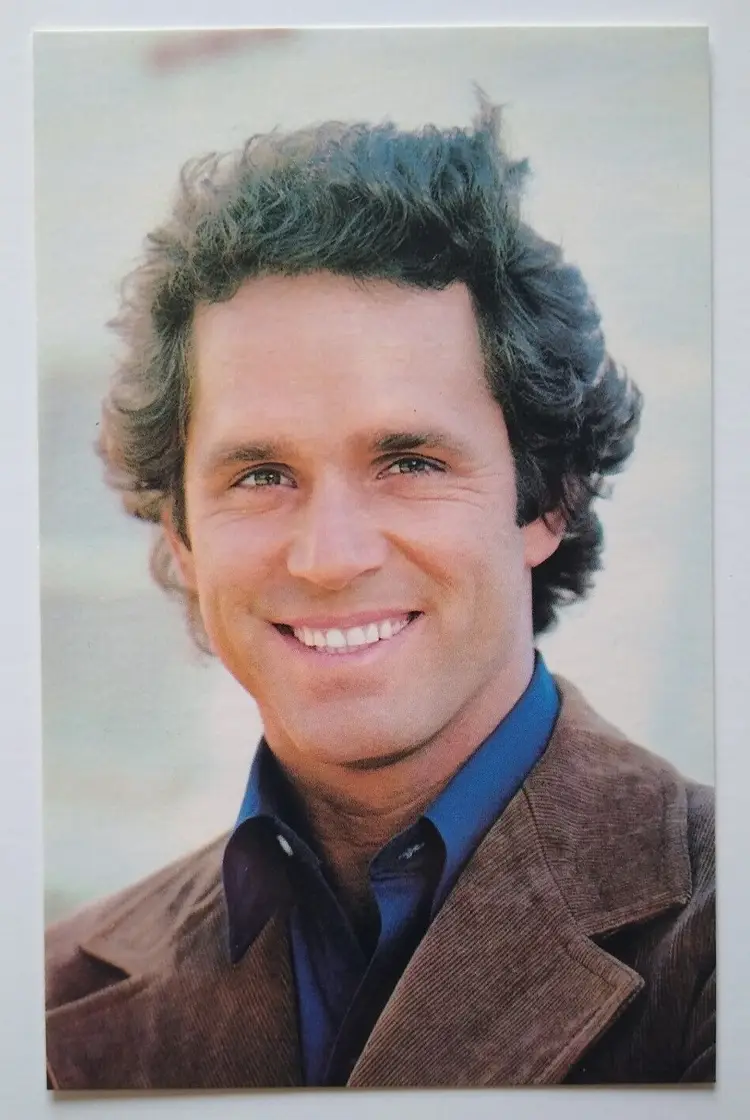 Gregory Harrison Photo Postcard Trapper John M.D. TV Actor Star Unused Chrome