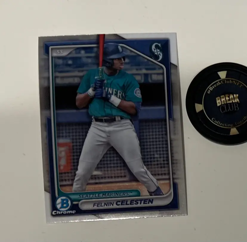 Felnin Celesten Bowman Chrome Seattle Mariners
