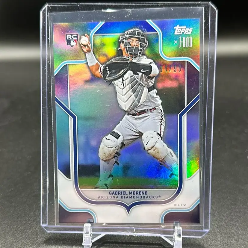 Gabriel Moreno 2023 Topps X J-Rod RC Rainbow Foil /99 Arizona Diamondbacks 