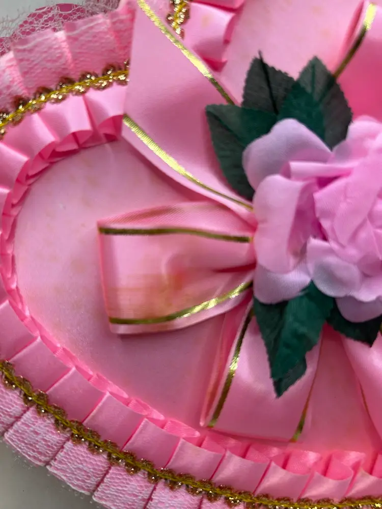 1994 Pink Lace & Satin / One Stain As Indicated In Photo