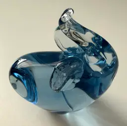 Blue Elephant Paperweight