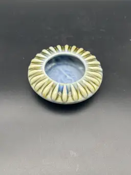 Vintage Calibri Ashtray - 3.5" Round - Marked Base - Mid-Century Modern Tobacciana