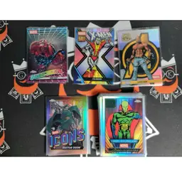 2025 Topps Chrome Marvel Inserts Lot of 35