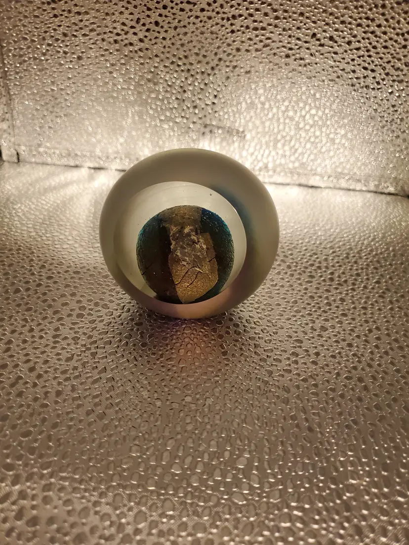 Signed Eickholt Paperweight