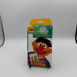 Vintage Sesame Street Numbers Flash Cards
