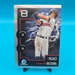 Travis Bazzana 2025 Bowman Chrome Top 100 Card Cleveland Guardians