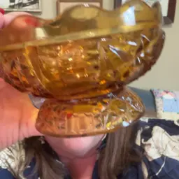 Base Of Fairy Light Amber As Is