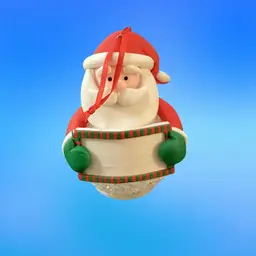 Santa Ornament BLANK