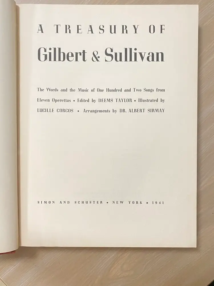 1941 Gilbert & Sullivan 11 Operas