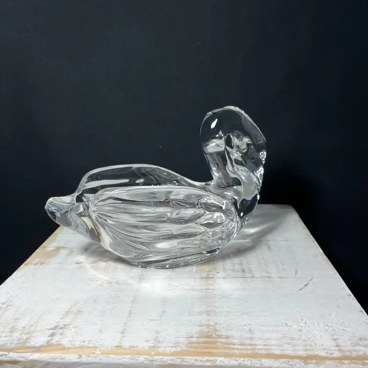 Lenox Fine Crystal Swan Candy/Trinket Dish