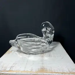 Lenox Fine Crystal Swan Candy/Trinket Dish
