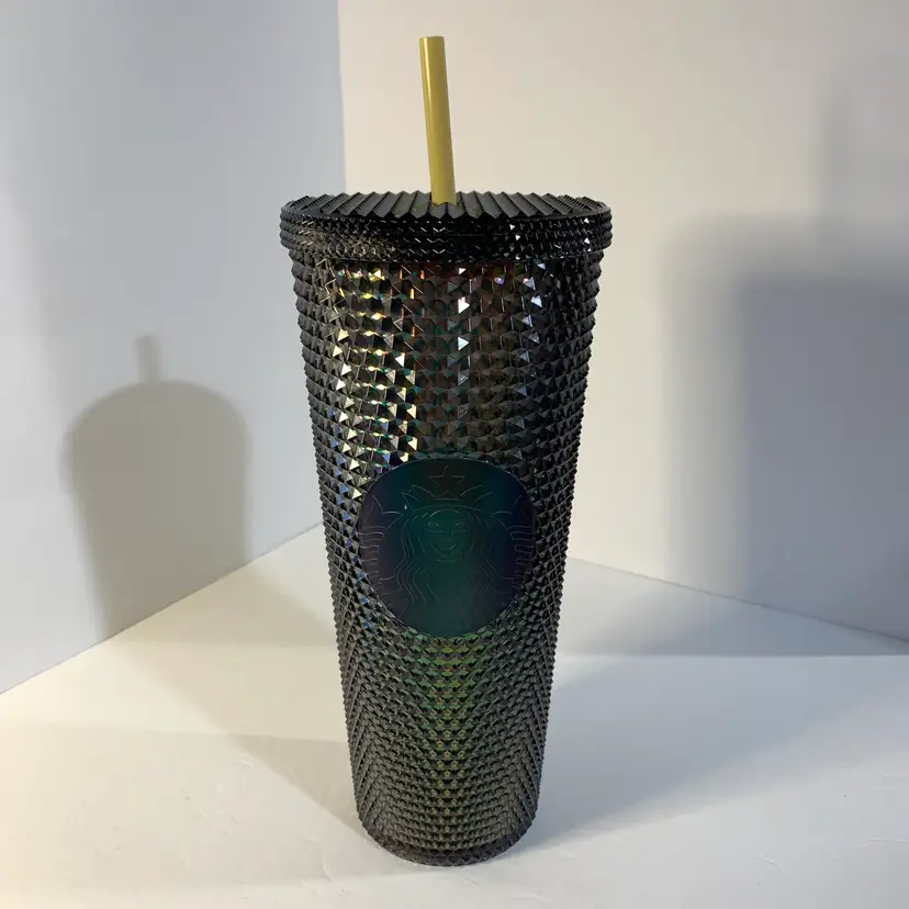 Starbucks 24oz. Univ of CO (Boulder) Black & Gold Iridescent Tumbler